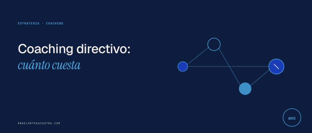 Coaching directivo: cuánto cuesta y de qué depende