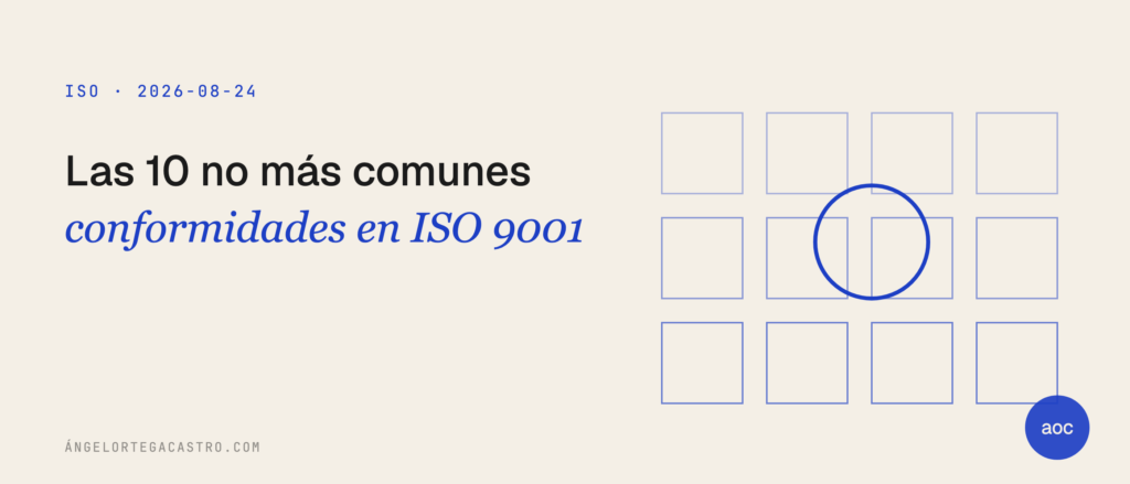 10 no conformidades más comunes en auditorías ISO 9001