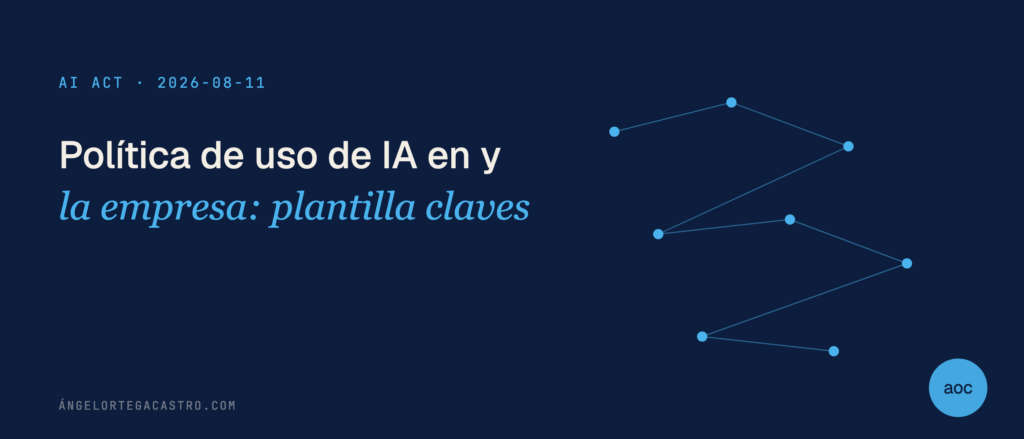 Política de uso de IA en la empresa: guía y plantilla