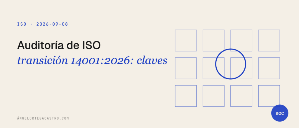 Auditoría de transición ISO 14001:2026: qué revisa