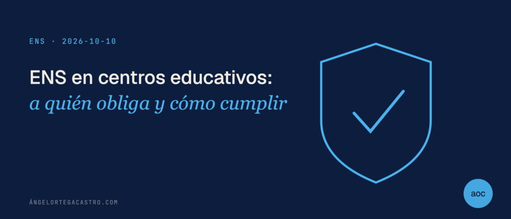ENS en centros educativos: a quién obliga y cómo cumplir