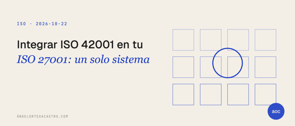 Integrar ISO 42001 en tu ISO 27001: un solo sistema