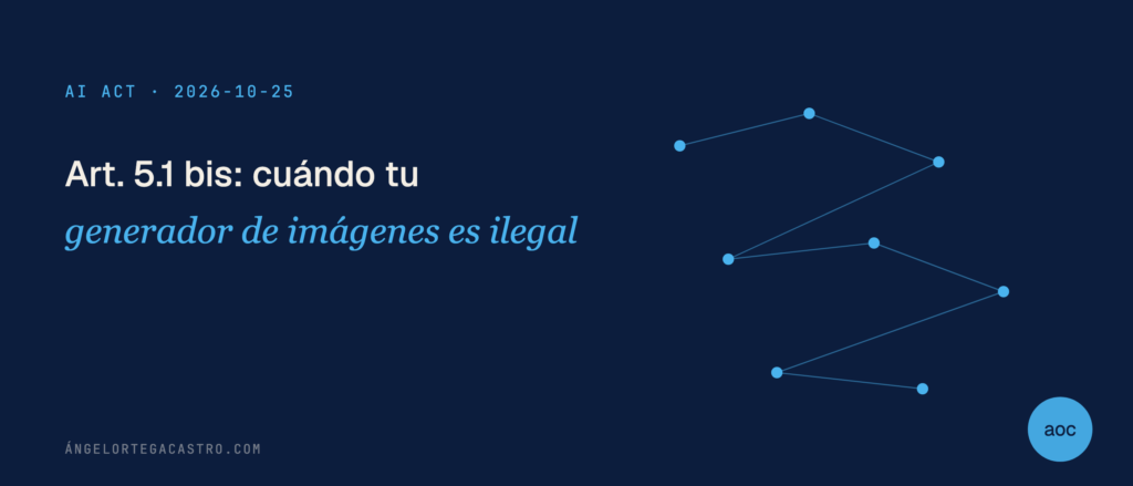 Art. 5.1 bis: cuándo tu generador de imágenes es ilegal