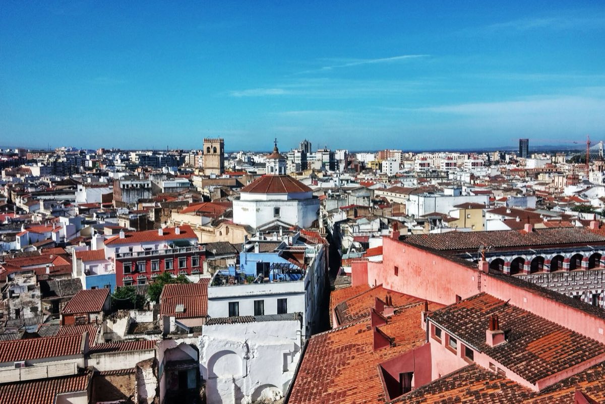 Vista de Badajoz