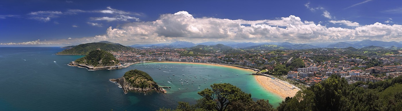 Vista de San Sebastián